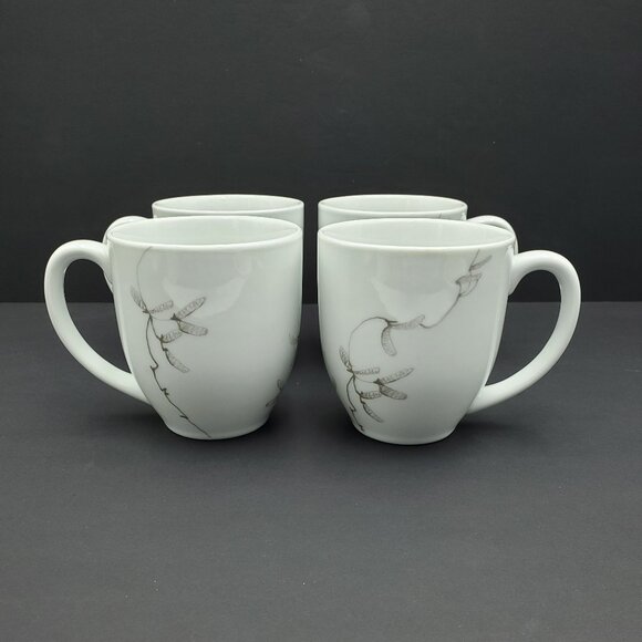 Corelle Silver Birch Mugs Corelle Coordinates Boutique Silver Birch Mugs - Picture 1 of 9